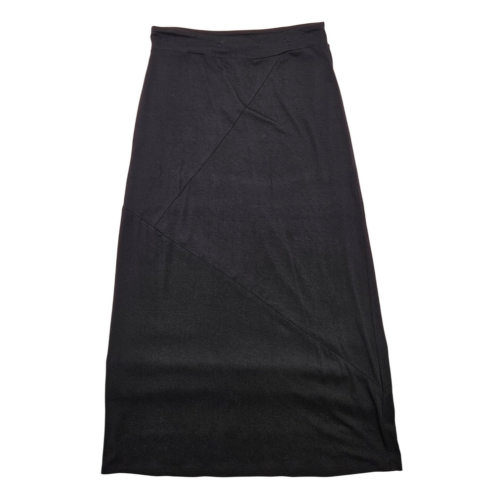 White House Black Market Black Seamed Maxi Skirt Size M 570080910 New